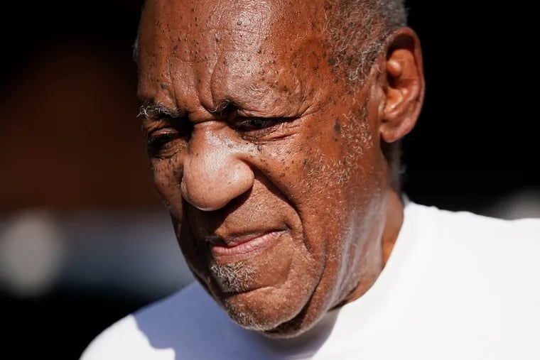 Bill Cosby makes his first public appearance at his home in Elkins Park in June after the Pennsylvania Supreme Court overturned his conviction and ordered his release from prison.