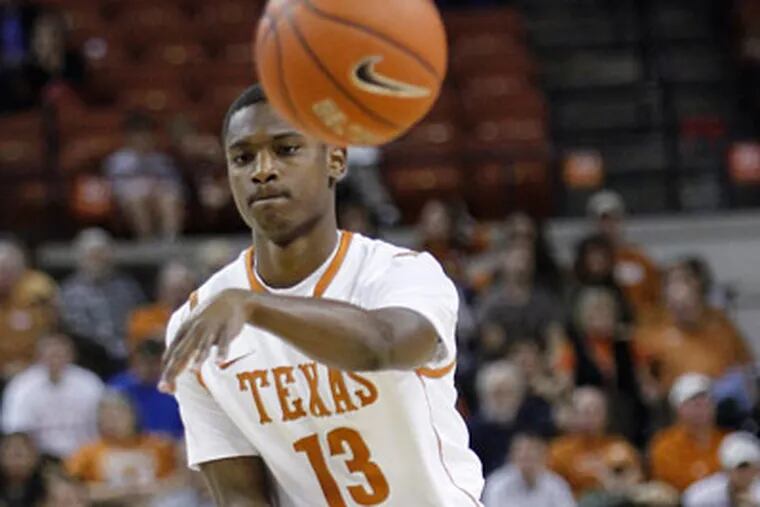 Texas' Sterling Gibbs, who is transferring to Seton Hall, was rumored to be considering Temple. (Eric Gay/AP Photo)