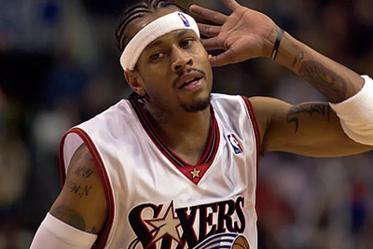Allen Iverson spent 11 years with the 76ers after being drafted in 1996. (Steven M, Falk/Staff file photo)