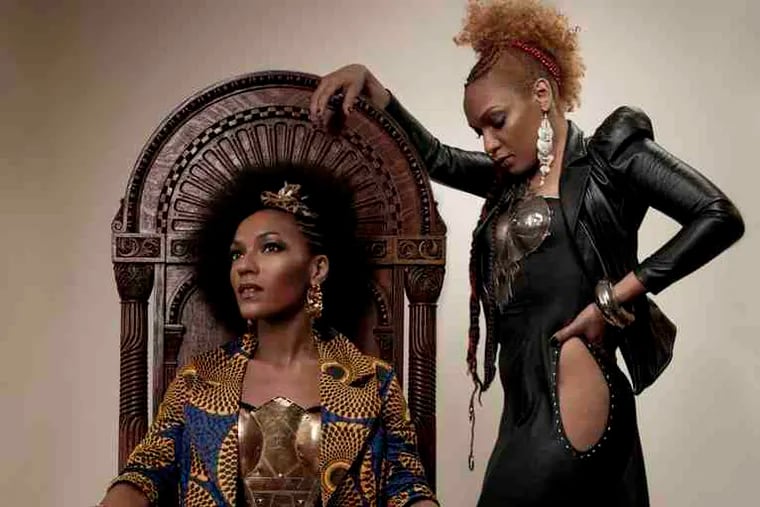 French/Cameroonian sister act Les Nubians appear at the Perelman on April 21.