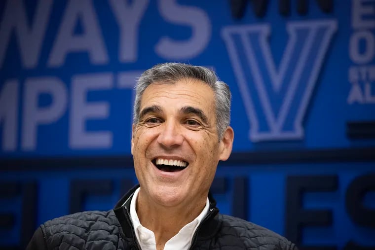 Jay Wright, former coach of Villanova, talks about life after coaching on Jan. 30 at the university.