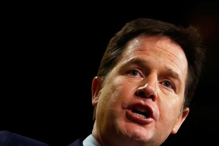 Nick Clegg, deputy prime minister, calls for a thorough police investigation.
