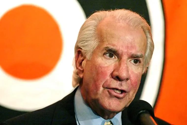 Ed Snider escapes most of the vitriol despite not winning a Stanley Cup championship for the last 38 years. (George Widman/AP file photo)