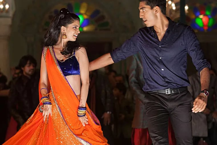 Tine Desai and Dev Patel in &quot;The Second Best Exotic Marigold Hotel.&quot; (Laurie Sparham/Fox Searchlight)