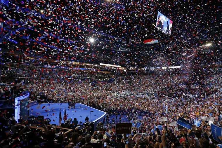 In 2012, President Obama, Vice President Biden, and their families celebrated their nominations at the Democratic National Convention in Charlotte, N.C. Unifying a diverse constituency will be a key aim of this year's convention in Philadelphia.
