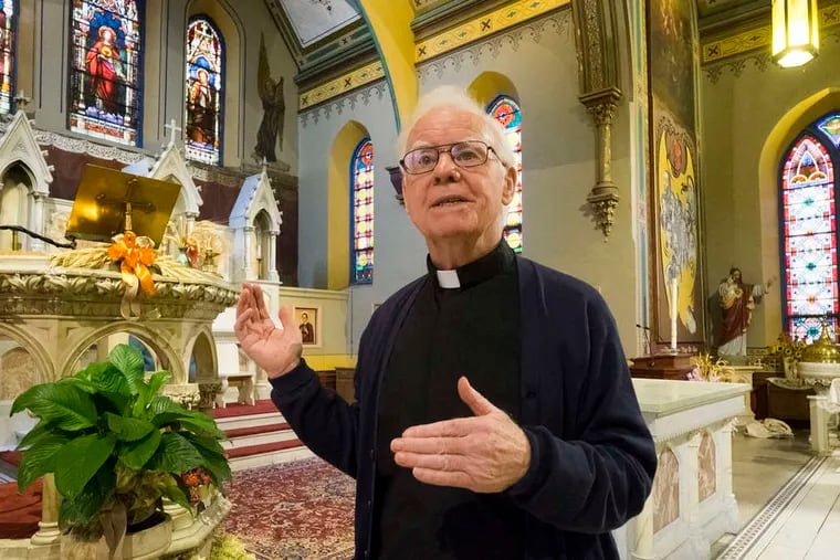 Camden's Msgr. Michael Doyle, shown in a 2015 file photo, is retiring.