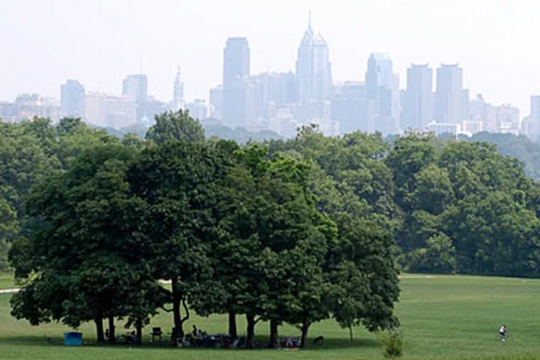 Fairmount Park would be open to development if a new bill is successful. (AP File Photo)