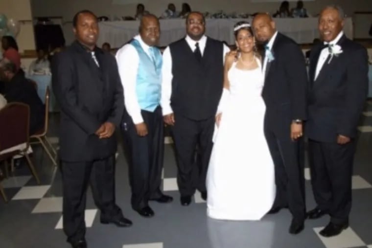 Mr. Daniels (far right) was a loving father to his children, left to right, Byron, Stevie, Daniel, Tracey, and Tracey's husband, Quelory.