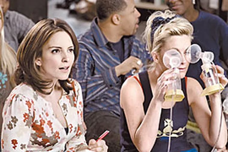 Saturday Night Live's Amy Poehler teams up with former cast member Tina Fey (left) to costar in "Baby Mama," a comedy scheduled to be released Friday.