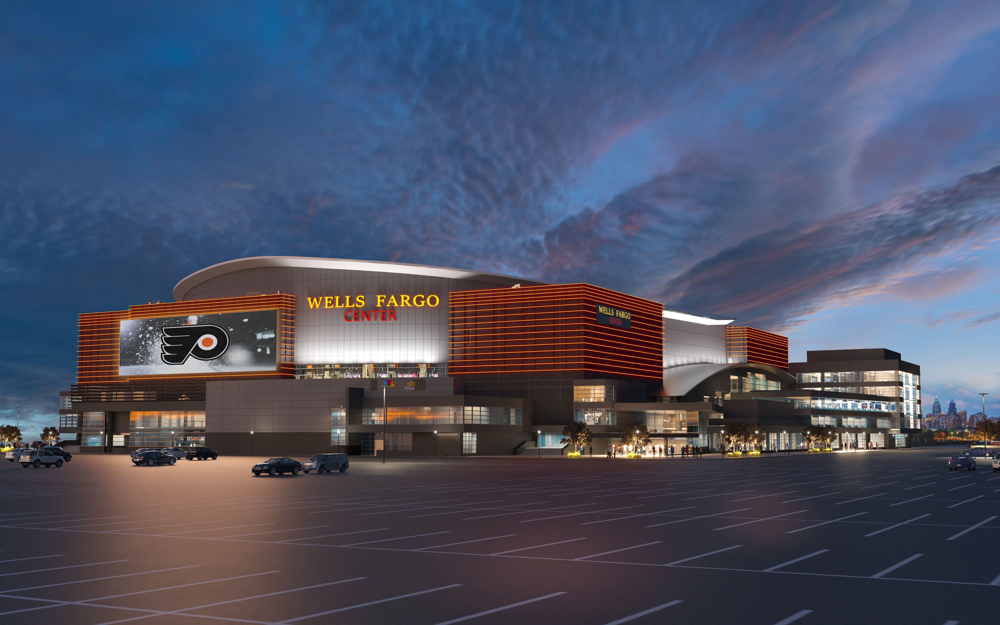 Final Phase of Wells Fargo Center Upgrade Includes Exterior LED