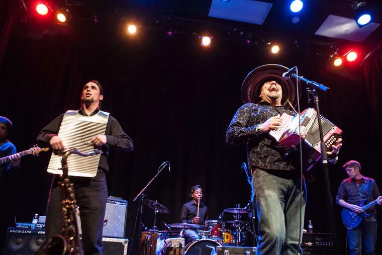 Terrance Simien and the Zydeco Experience rocked the house at the Sellersville Theater in Bucks County on Thursday.