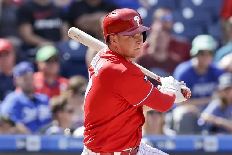 Rhys Hoskins is high on his new manager.