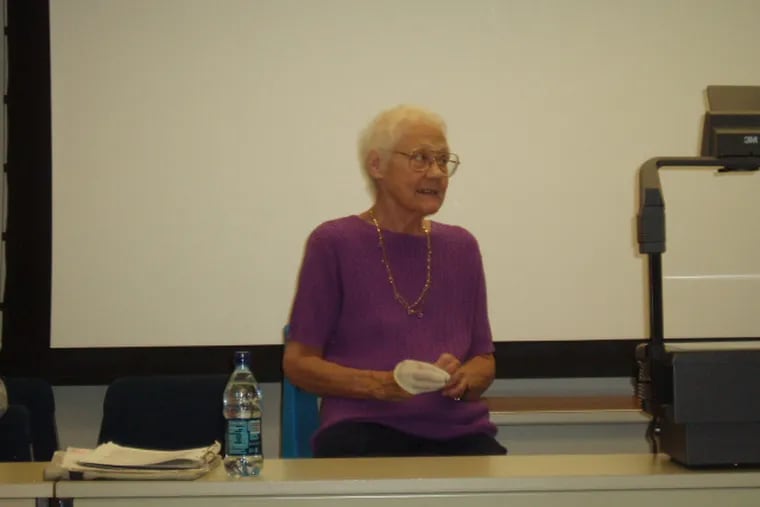 Babara Gittings, a prominent LGBTQA activist based for decades in Philadelphia, is one of many trailblazing women whose stories haven't been told, writes Shauna MacDonald of Villanova University. Gittings is pictured in UCLA in 2006.
