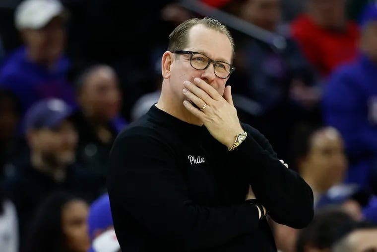 Coach Nick Nurse is trying to help his new players get adjusted to the Sixers.