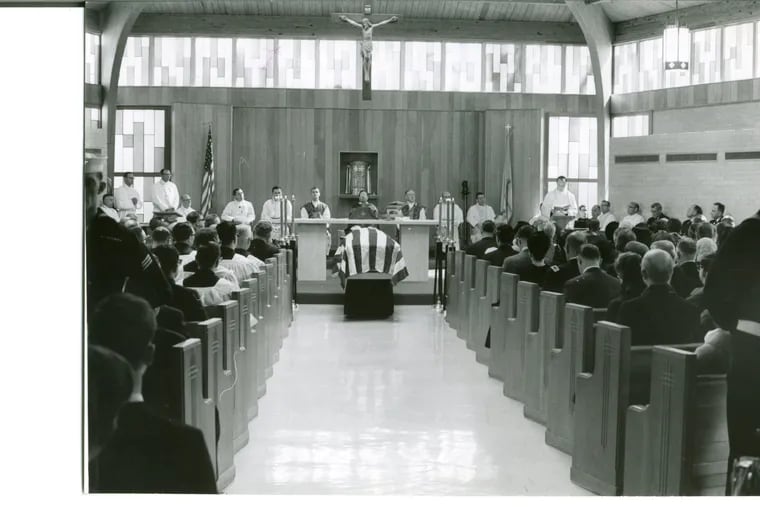 The 1968 funeral of the Rev. Robert Brett.