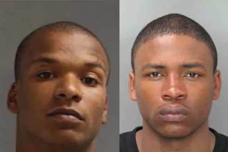 Victim Demetrius Jones (left) died last night after a shooting. Naim Williams (right) is charged in the crime.