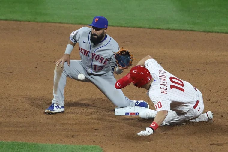 After getting rained out Monday night in New York, J.T. Realmuto will lead the Phillies into a doubleheader Tuesday at Citi Field.