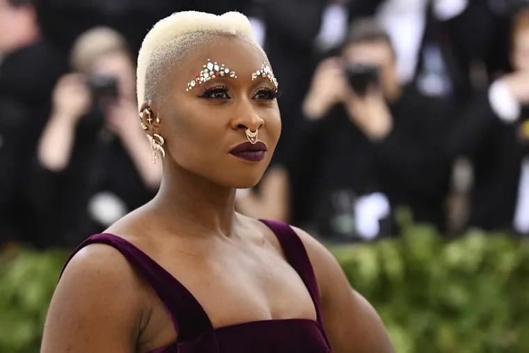 Cynthia Erivo attends The Metropolitan Museum of Art's Costume Institute benefit gala celebrating the opening of the Heavenly Bodies: Fashion and the Catholic Imagination exhibition in May. Erivo was criticized for imitating a "ghetto American accent."