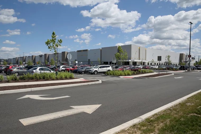 A West Deptford, N.J. warehouse used by Amazon.com to fulfill online orders. "“COVID-19 and its associated quarantines are creating new online consumers," the CBRE report said.