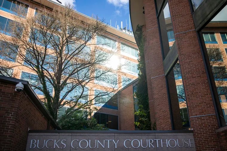 The outside of the Bucks County Courthouse, where the trial between Sigmapharm Laboratories and five former employers took place.