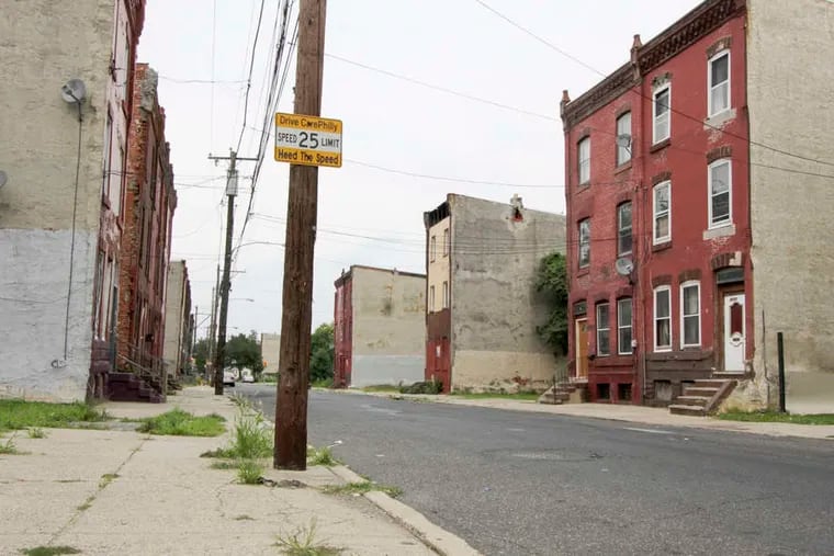 Tens of thousands of vacant lots and abandoned homes are still controlled by publicly held agencies in Philadelphia, and many parts of the city struggle with the opposite of gentrification.