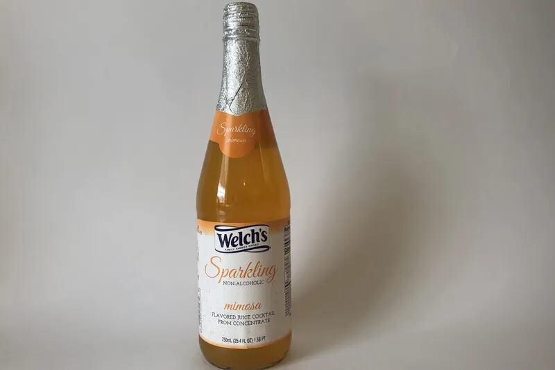 Welch’s newest sparkling mocktail is a premade mimosa with no booze