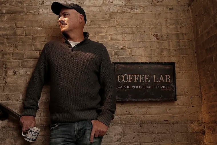 Todd Carmichael, owner of La Colombe coffee. He has advocated for paying workers $15 an hour, but does not pay his workers that wage. (David Maialetti/Philadelphia Inquirer/TNS)