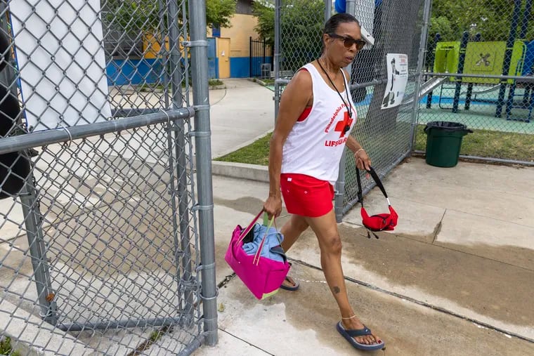 Robin Borlandoe is taking a second shot at being a lifeguard because she was “bored of retirement.” Borlandoe was a lifeguard when she was 16, now in 70’s at the pool in Kingsessing.