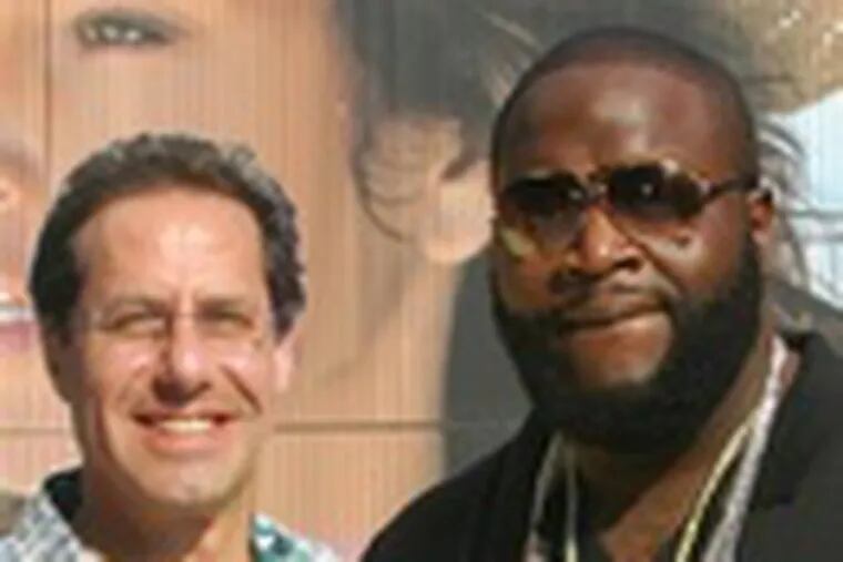 Kevon Glickman (left) is suing client Rick Ross, rapper.