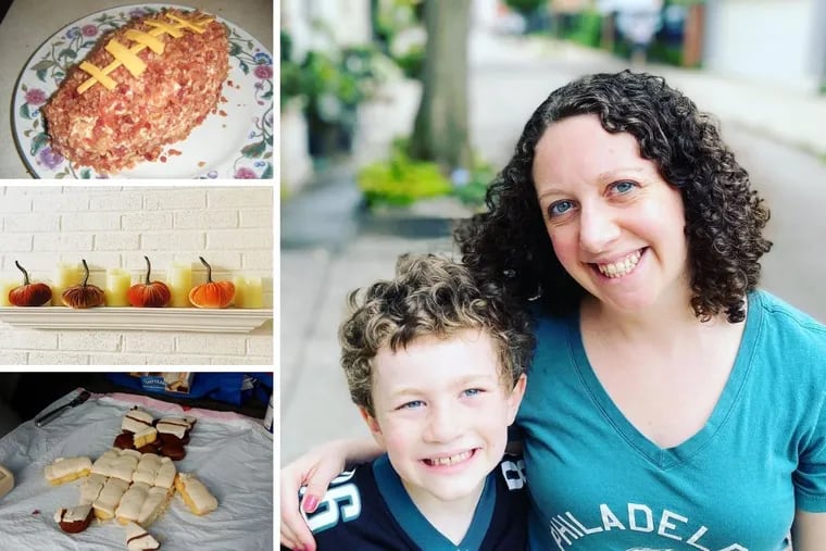 Caitlin Brown and her son make magic out of everyday moments by celebrating aggressively with food, costumes, and decorations.