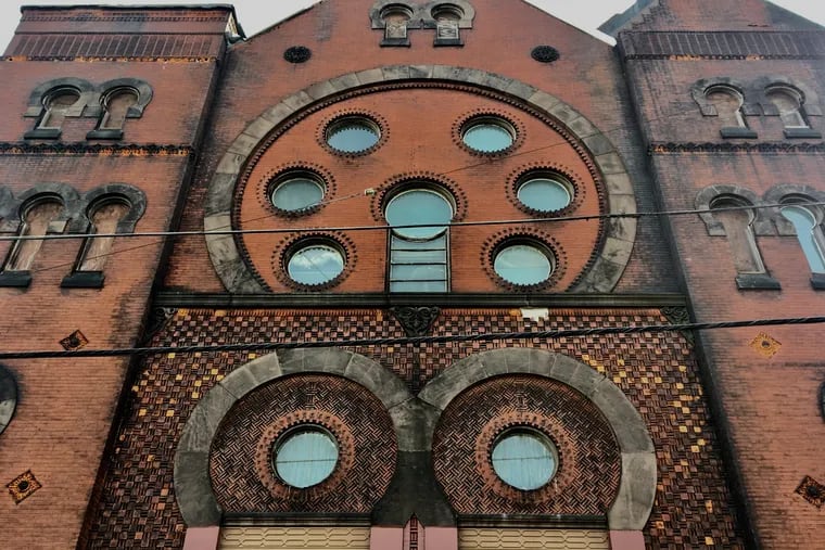Now the Greater Straightaway Baptist Church, this remarkable Moorish-style building was built in 1888 as a synagogue when North Philadelphia was a predominantly Jewish neighborhood.