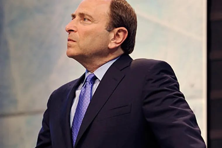 NHL commissioner Gary Bettman called the 2008 Winter Classic "the ultimate reality show." (Jim Mone/AP Photo)