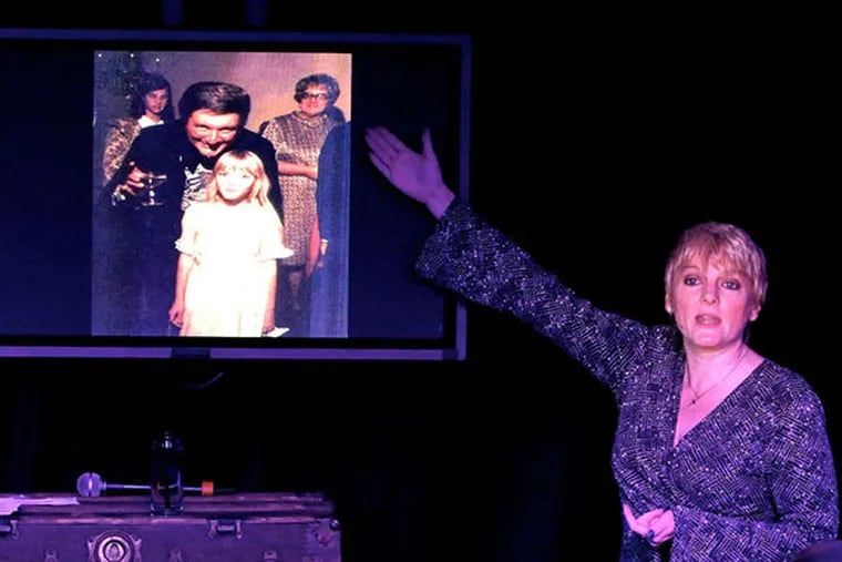 In her act, Alison Arngrim discusses Liberace, who was managed by her father.
