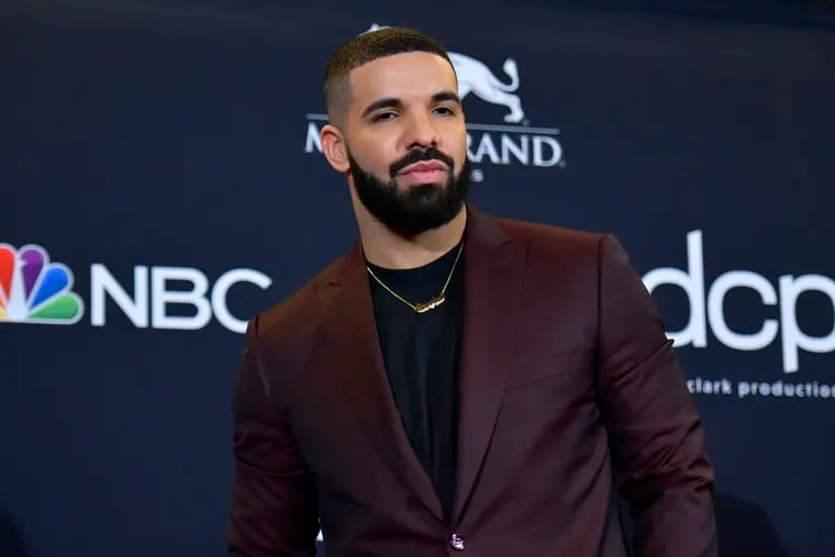 Drake poses at the Billboard Music Awards in Las Vegas in 2019.