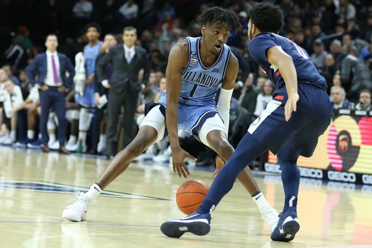 Villanova's Bryan Antoine is out with a right shoulder injury, the same shoulder that was surgically repaired in May 2019 and limited him to 87 minutes in 16 games last season.
