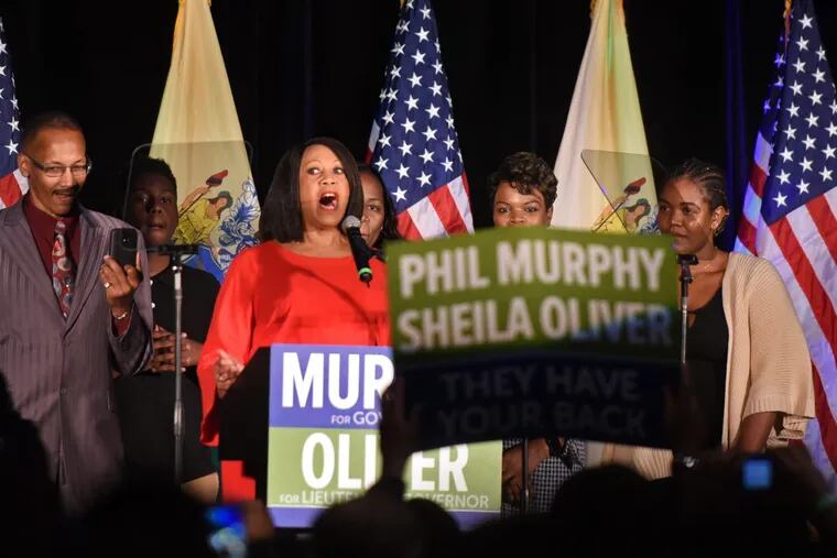 Lt. Governor-elect Sheila Oliver introduced Governor-elect Phil Murphy at their victory party on November 7, 2017. Both Murphy and Oliver have an extensive track record working to empower communities of color and have promised to turn our state into a bulwark against extremist policies coming out of Washington.