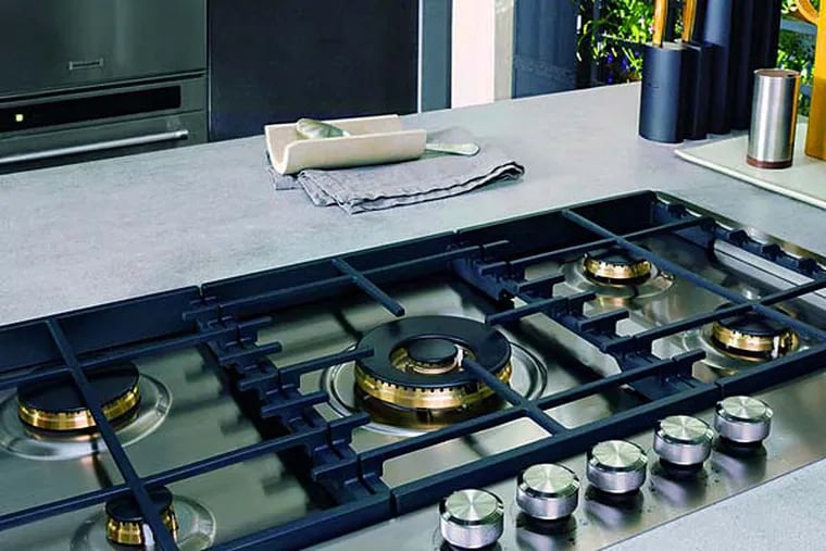 KitchenAid's gas burner &quot;hob&quot; for the Euro market is so finely finished that you just want to pull up a stool and eat right off it.