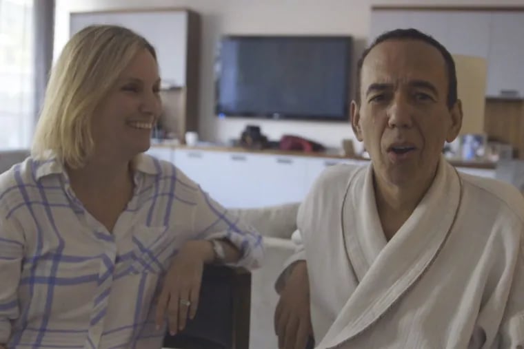 Comedian Gilbert Gottfried appears alongside wife Dara in the documentary 'Gilbert,' which comes to the Ritz at the Bourse on Friday.
