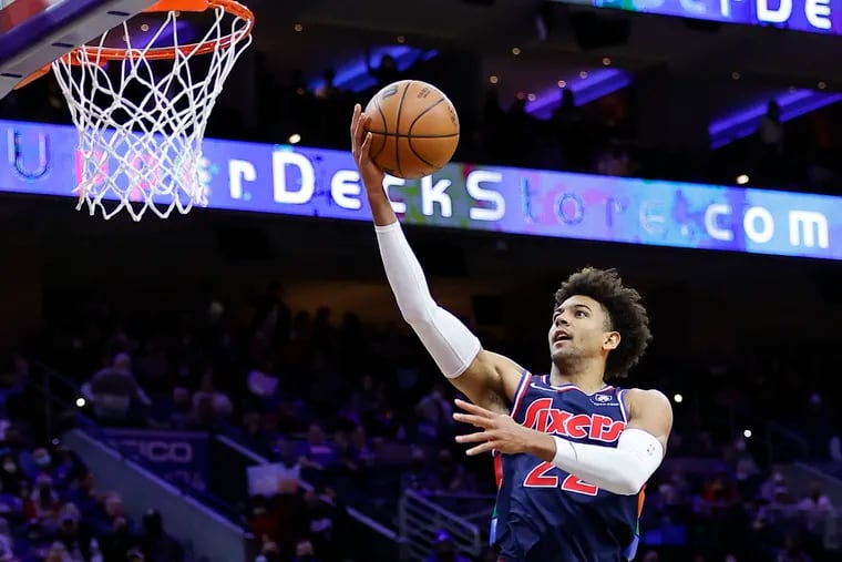Matisse Thybulle returned to the Sixers' lineup Friday night after being sidelined by the NBA's health and safety protocols for a second time.