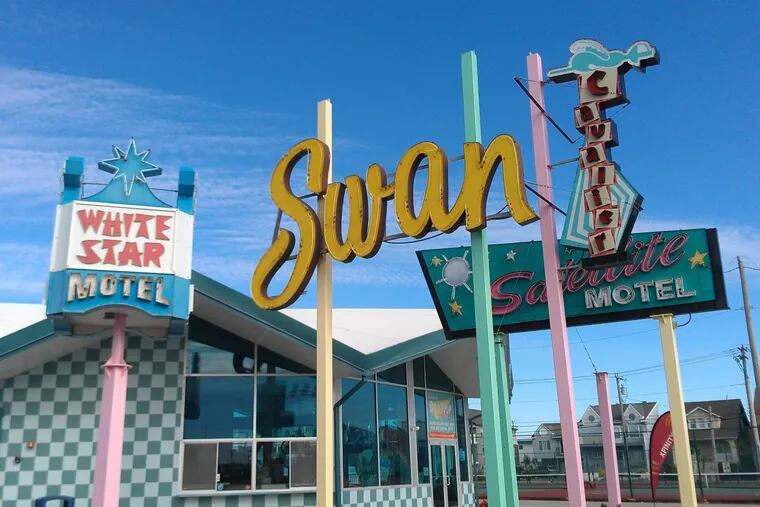 The Doo Wop Experience Museum's Neon Sign Garden gives a taste of the architectural style attendees will see on the Neon Night Tours.