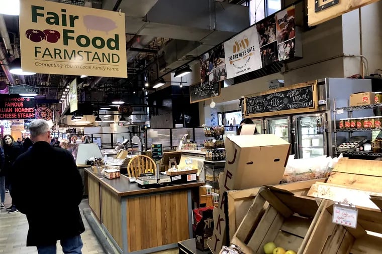 The Fair Food Farmstand at Reading Terminal Market in April.