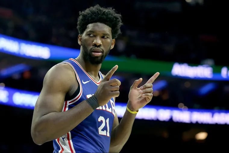 Sixers’ center Joel Embiid is hoping to increase his workload to include playing in back-to-backs this month.