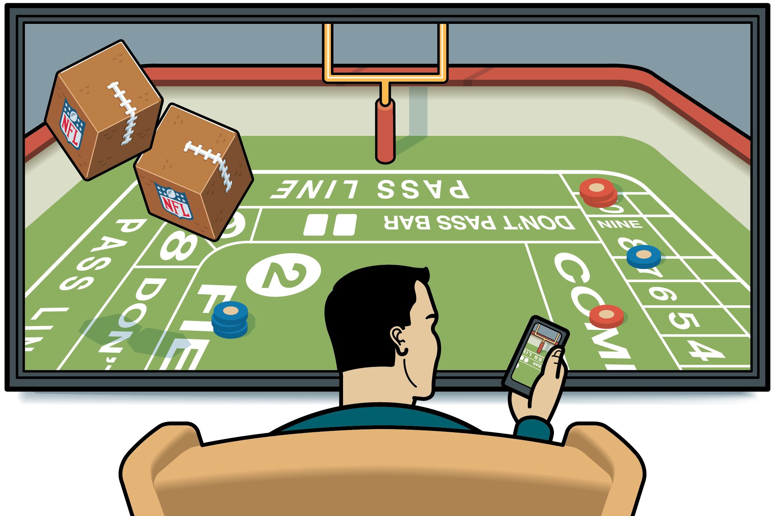 Sports betting apps tempt fans recovering from problem gambling during NFL  playoffs