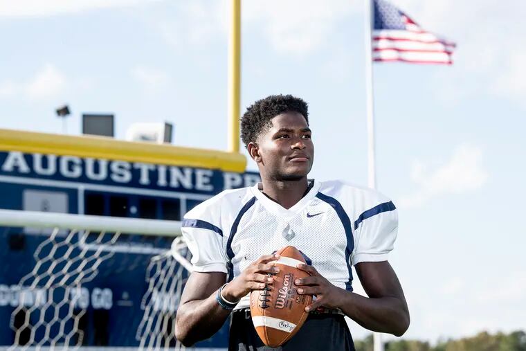 Jaylen DeCoteau is a top wide receiver and defensive back for the St. Augustine Prep football team.