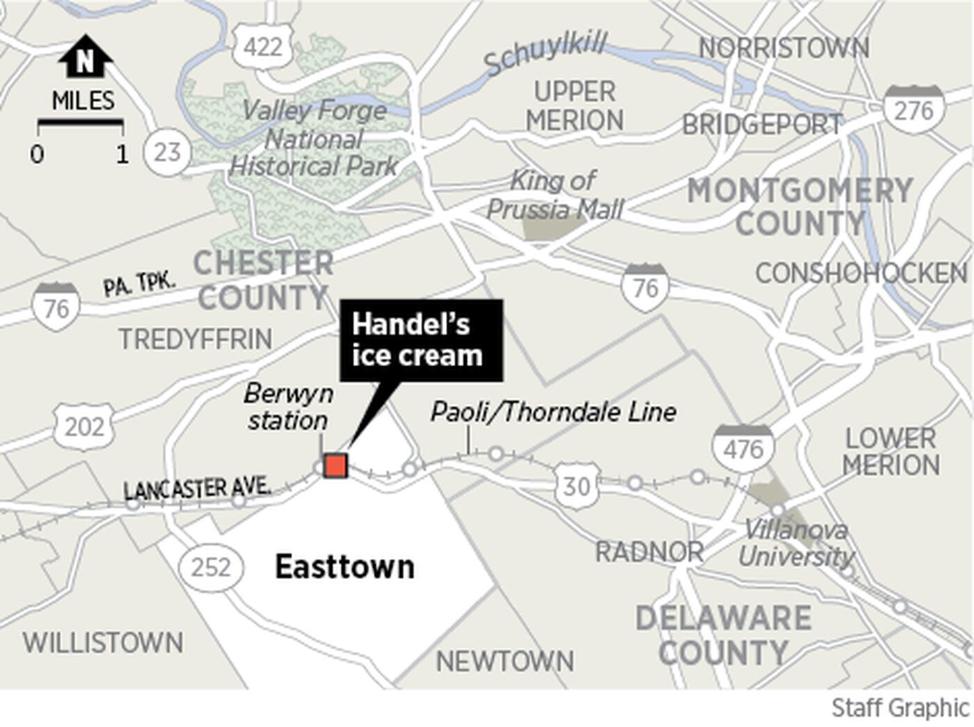 Luxury town center proposed around Berwyn’s beloved ice cream shop
