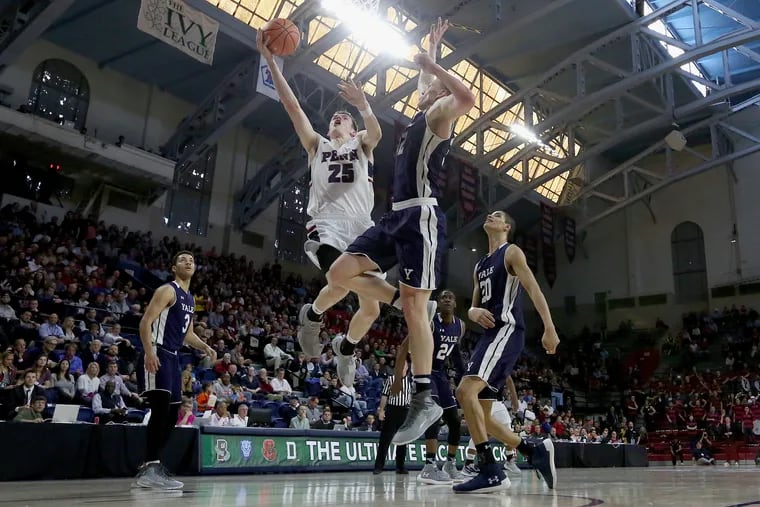 AJ Brodeur, one of Penn basketball's top players, criticized the school selling naming rights to the Palestra's court.