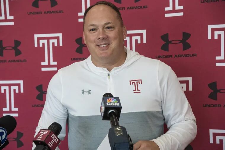 Temple football coach Geoff Collins says player who were hurt in the spring are ready to take the field for training camp.