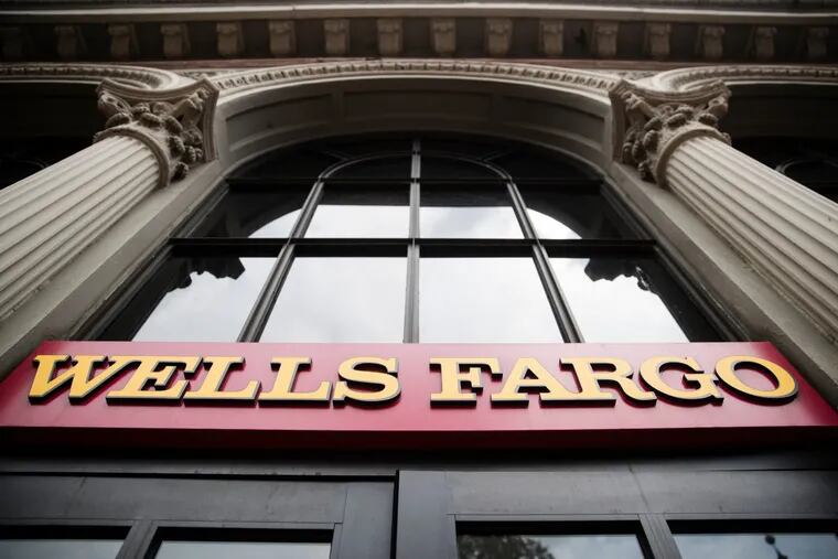 A Wells Fargo bank location in Philadelphia. The company may have to pay $1 billion in penalties.