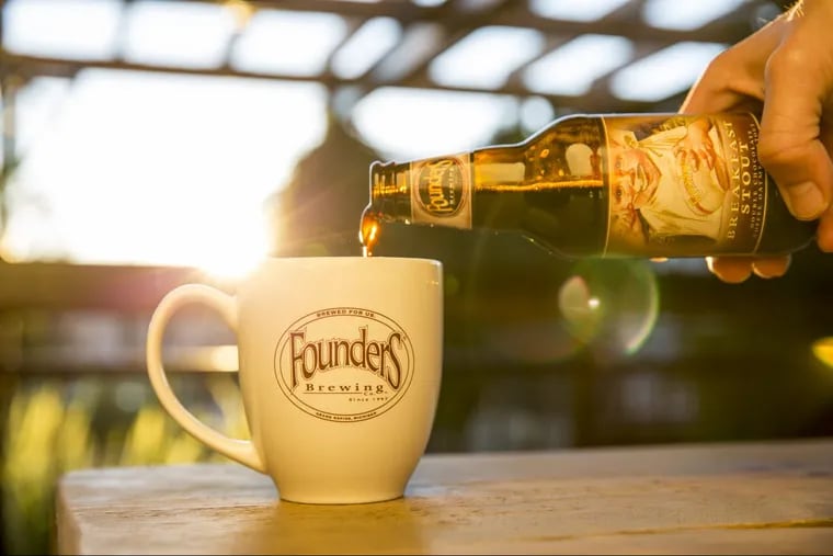 Founder's Breakfast Stout is brewed with both chocolate and coffee – a solid choice for that first beer of the day.