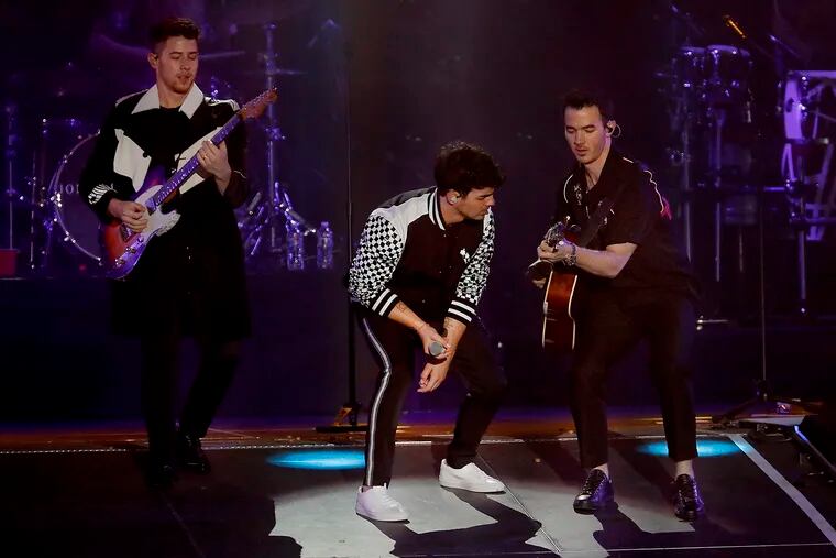 The Jonas Brothers perform at Wango Tango 2019 at the Dignity Health Sports Park in Carson, Calif. on June 1, 2019. (Luis Sinco/Los Angeles Times/TNS)